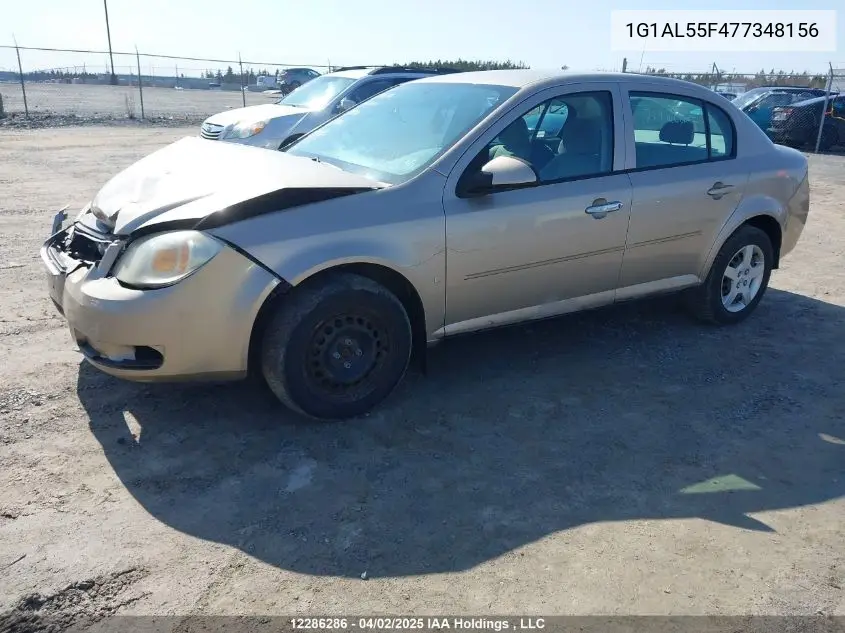 2007 Chevrolet Cobalt Lt VIN: 1G1AL55F477348156 Lot: 12286286