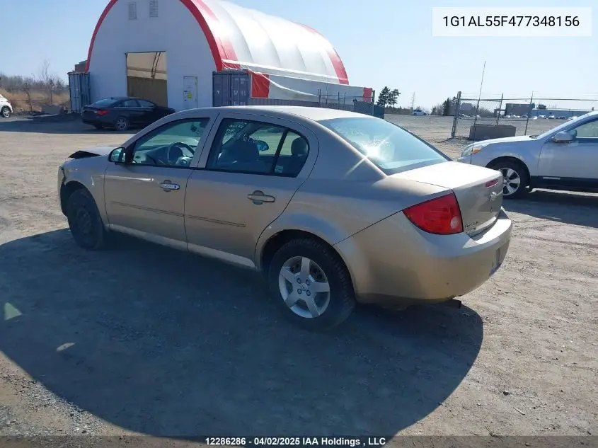 2007 Chevrolet Cobalt Lt VIN: 1G1AL55F477348156 Lot: 12286286