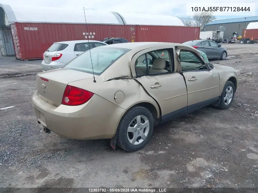 2007 Chevrolet Cobalt VIN: 1G1AJ55F877128444 Lot: 12303792