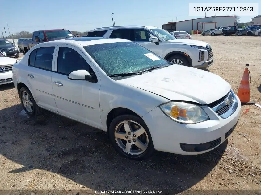 2007 Chevrolet Cobalt Ltz VIN: 1G1AZ58F277112843 Lot: 41724748