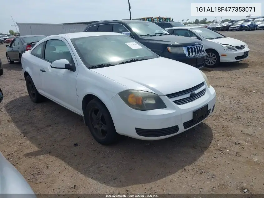 2007 Chevrolet Cobalt Lt VIN: 1G1AL18F477353071 Lot: 42224925