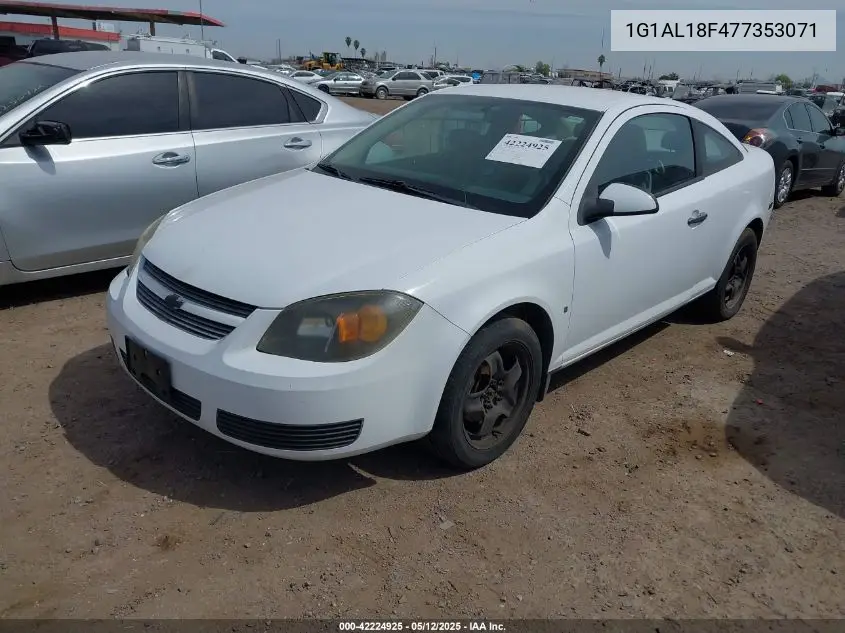 2007 Chevrolet Cobalt Lt VIN: 1G1AL18F477353071 Lot: 42224925