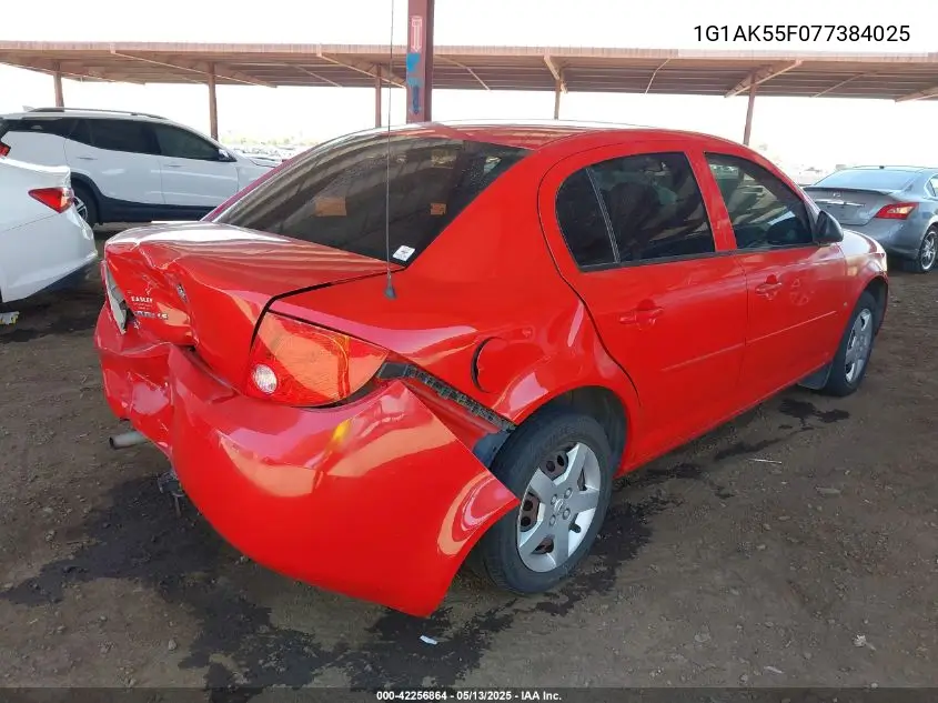 2007 Chevrolet Cobalt Ls VIN: 1G1AK55F077384025 Lot: 42256864