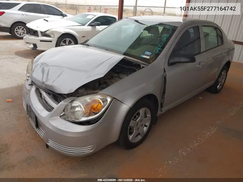 2007 Chevrolet Cobalt Ls VIN: 1G1AK55F277164742 Lot: 42258599