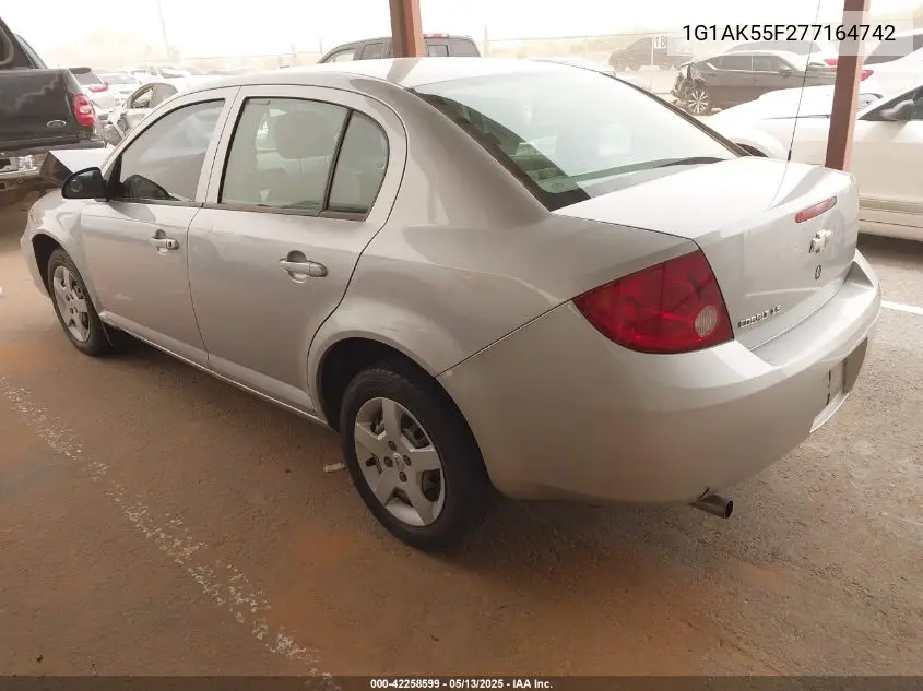 2007 Chevrolet Cobalt Ls VIN: 1G1AK55F277164742 Lot: 42258599