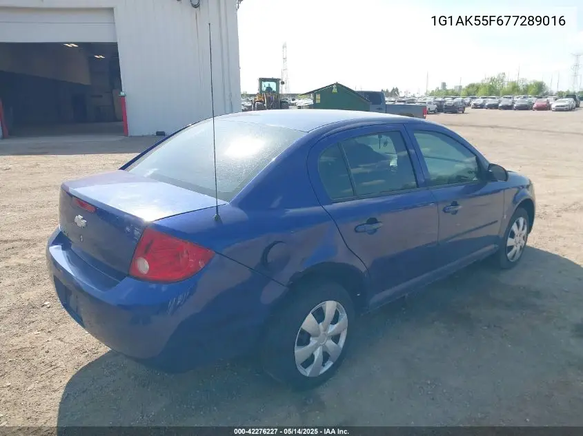 2007 Chevrolet Cobalt Ls VIN: 1G1AK55F677289016 Lot: 42276227