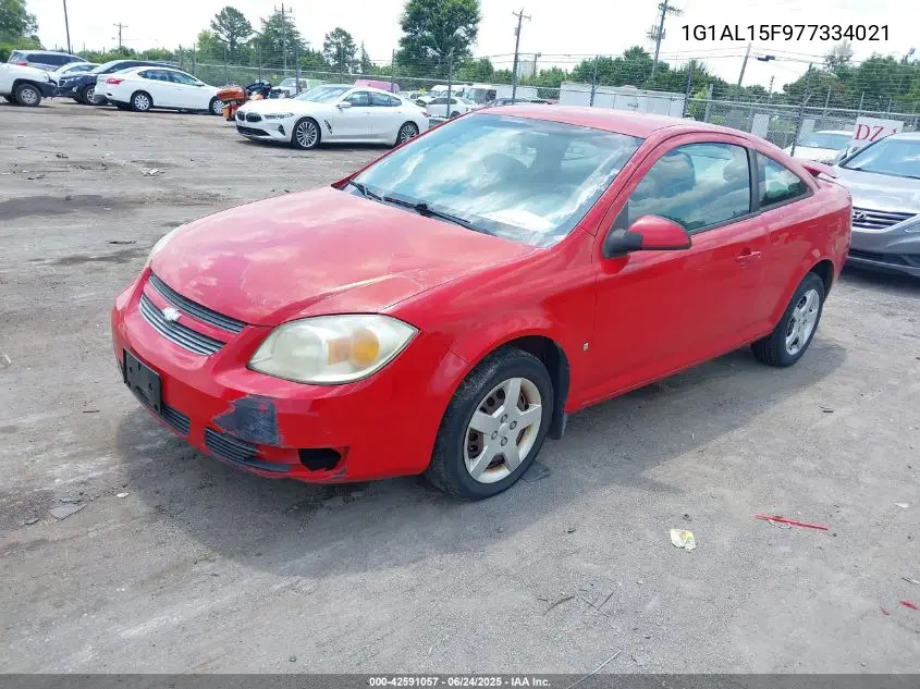 2007 Chevrolet Cobalt Lt VIN: 1G1AL15F977334021 Lot: 42591057
