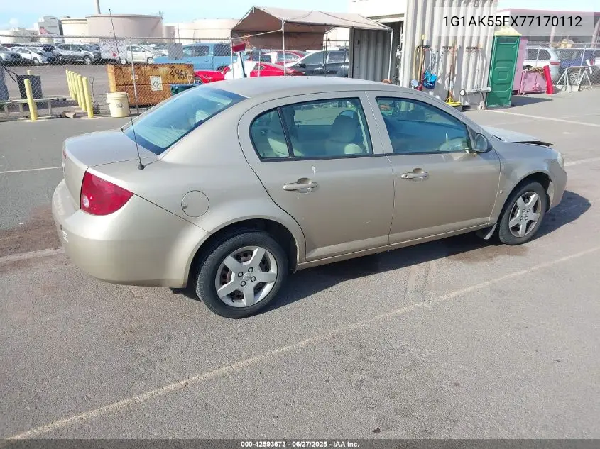 2007 Chevrolet Cobalt Ls VIN: 1G1AK55FX77170112 Lot: 42593673