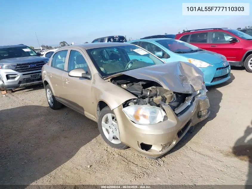 2007 Chevrolet Cobalt Lt VIN: 1G1AL55F777110303 Lot: 42598334