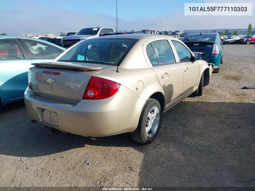 2007 Chevrolet Cobalt Lt VIN: 1G1AL55F777110303 Lot: 42598334