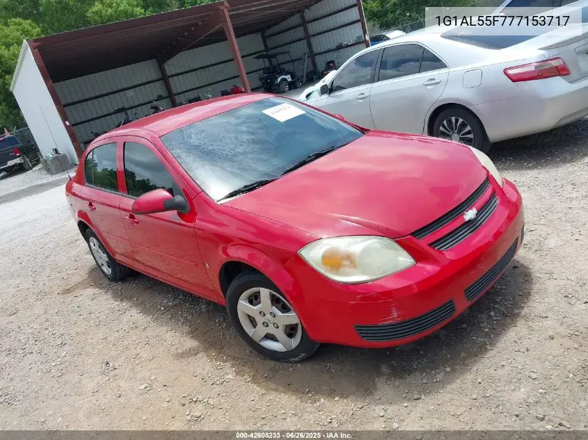 2007 Chevrolet Cobalt Lt VIN: 1G1AL55F777153717 Lot: 42605233