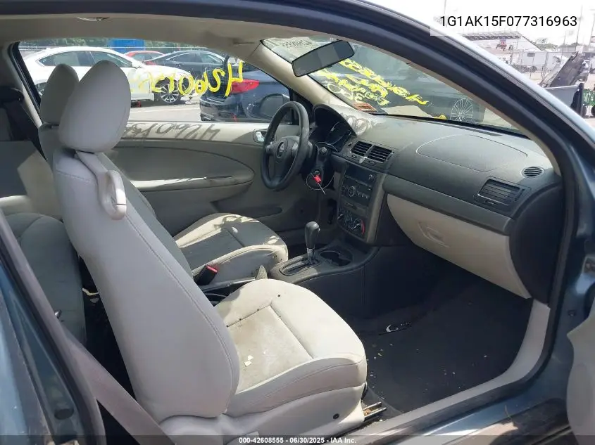 2007 Chevrolet Cobalt Ls VIN: 1G1AK15F077316963 Lot: 42608555
