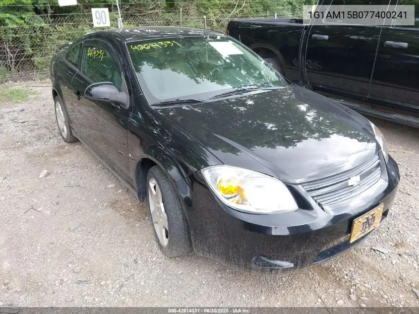 2007 Chevrolet Cobalt Ss VIN: 1G1AM15B077400241 Lot: 42614331
