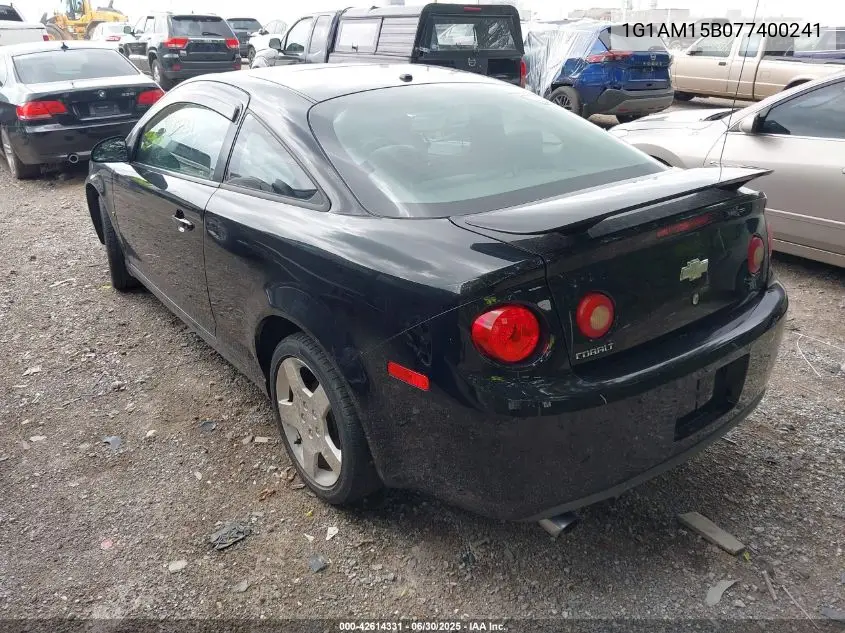 2007 Chevrolet Cobalt Ss VIN: 1G1AM15B077400241 Lot: 42614331