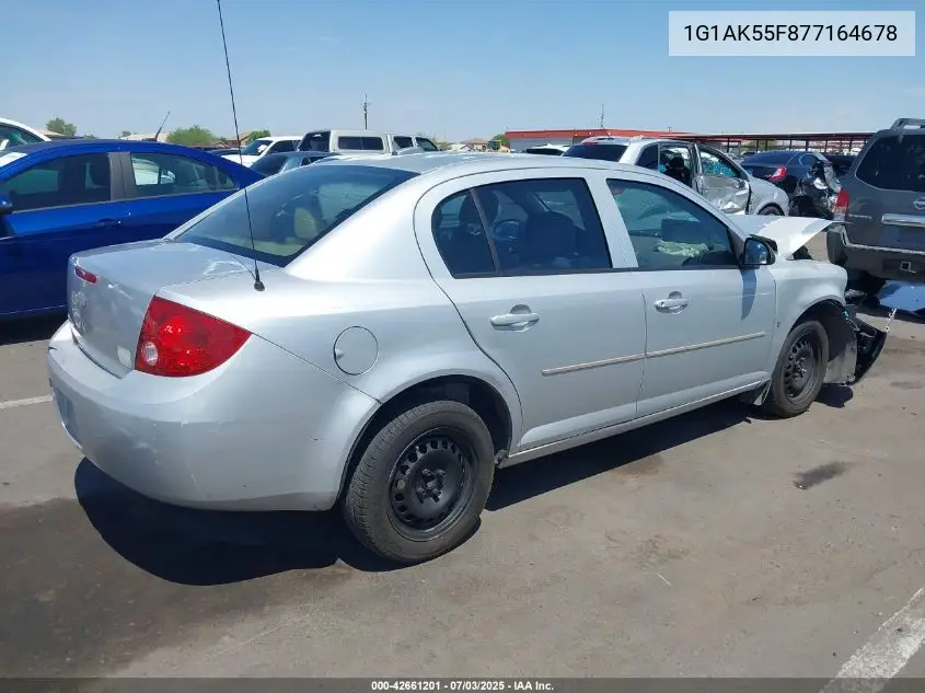2007 Chevrolet Cobalt Ls VIN: 1G1AK55F877164678 Lot: 42661201