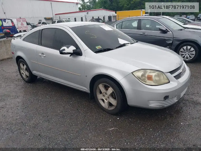 2008 Chevrolet Cobalt Lt VIN: 1G1AL18F787197108 Lot: 42123150