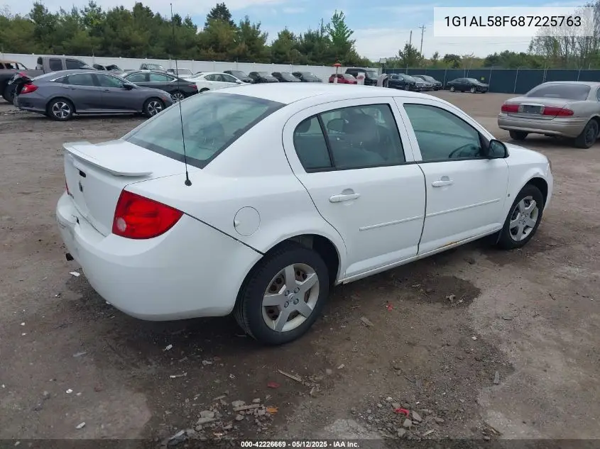 2008 Chevrolet Cobalt Lt VIN: 1G1AL58F687225763 Lot: 42226669