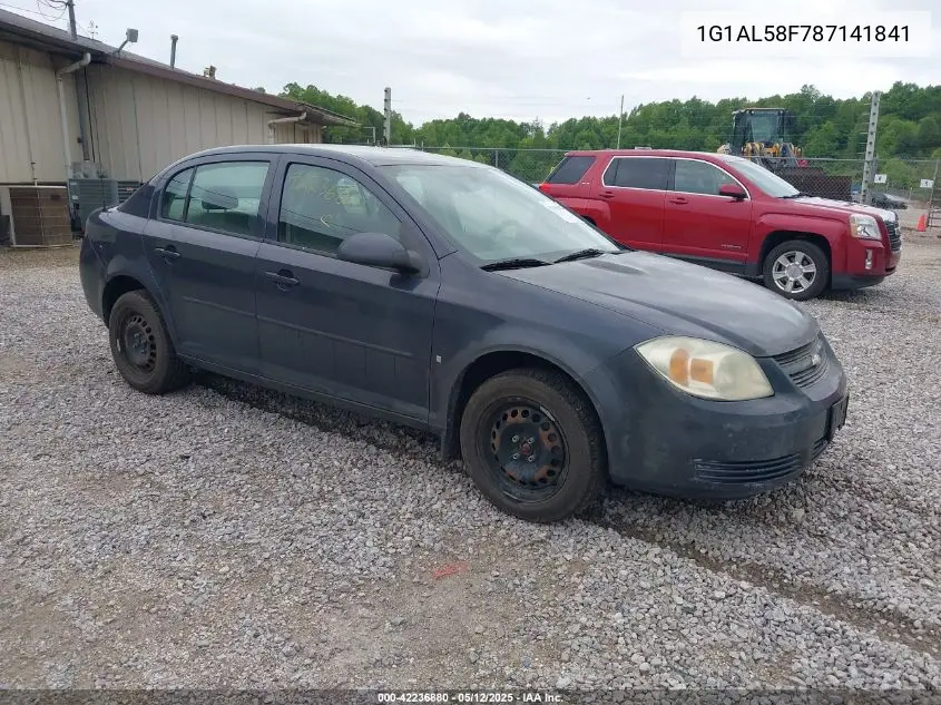 2008 Chevrolet Cobalt Lt VIN: 1G1AL58F787141841 Lot: 42236880