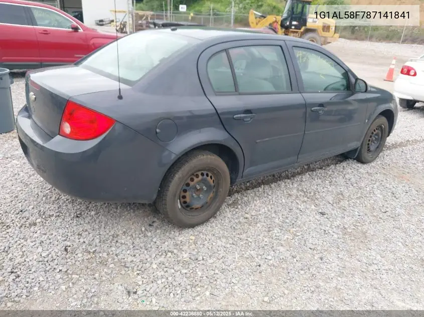 2008 Chevrolet Cobalt Lt VIN: 1G1AL58F787141841 Lot: 42236880