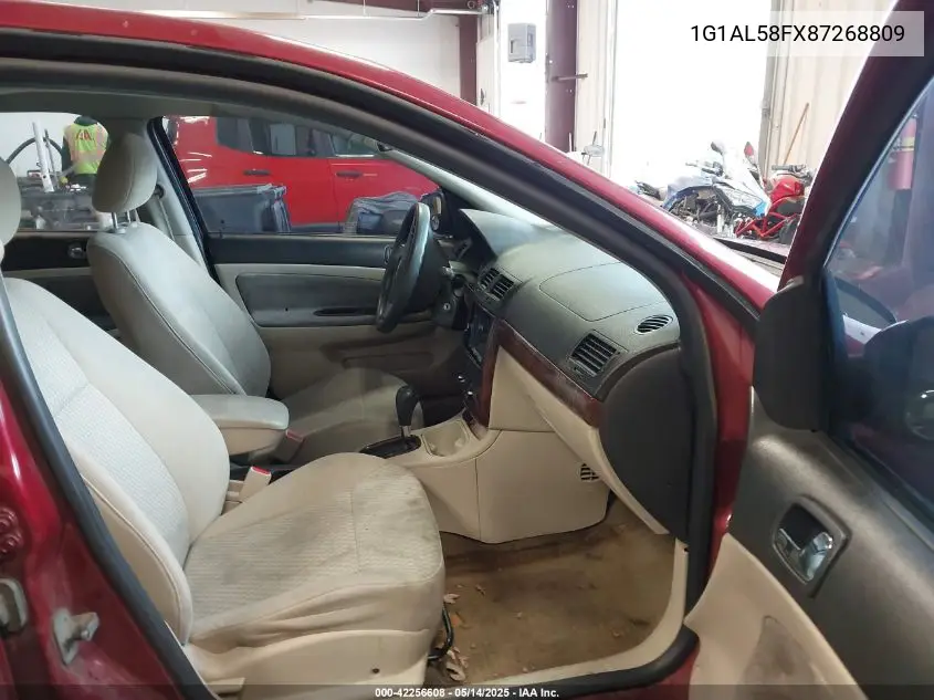2008 Chevrolet Cobalt Lt VIN: 1G1AL58FX87268809 Lot: 42256608