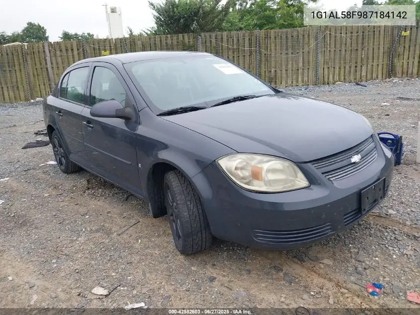 2008 Chevrolet Cobalt Lt VIN: 1G1AL58F987184142 Lot: 42582603