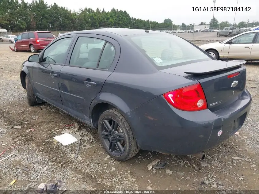 2008 Chevrolet Cobalt Lt VIN: 1G1AL58F987184142 Lot: 42582603