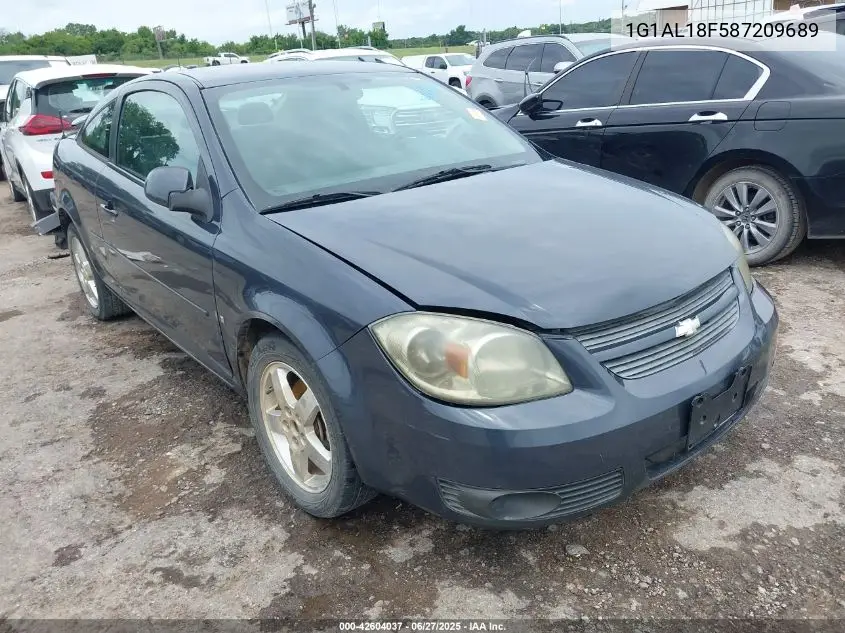 2008 Chevrolet Cobalt Lt VIN: 1G1AL18F587209689 Lot: 42604037