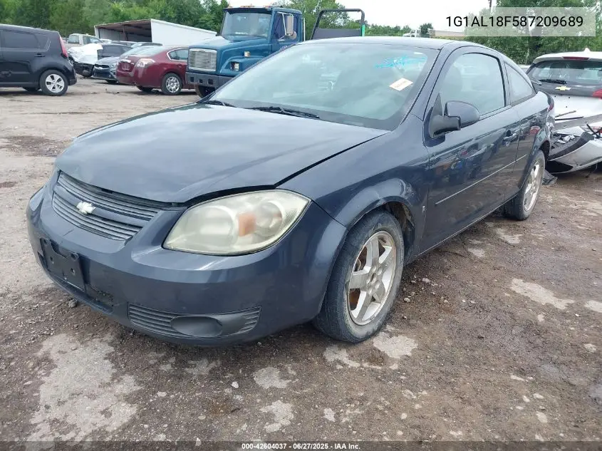 2008 Chevrolet Cobalt Lt VIN: 1G1AL18F587209689 Lot: 42604037
