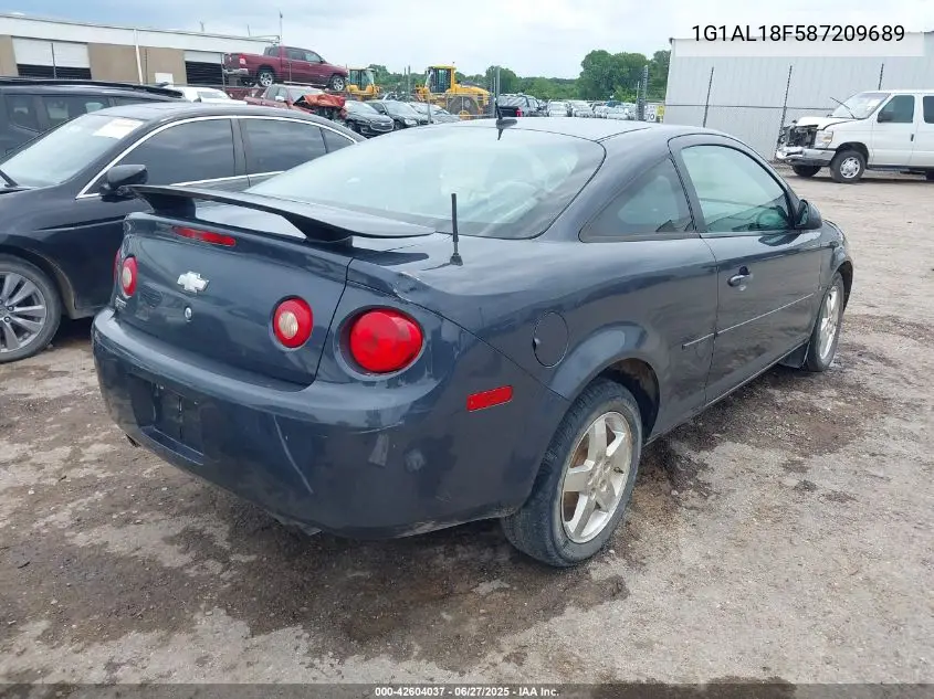 2008 Chevrolet Cobalt Lt VIN: 1G1AL18F587209689 Lot: 42604037