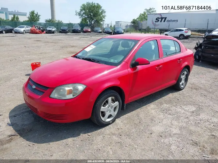 2008 Chevrolet Cobalt Lt VIN: 1G1AL58F687184406 Lot: 42610936