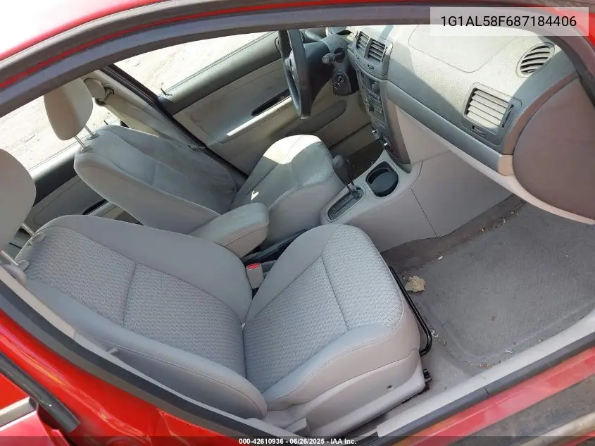 2008 Chevrolet Cobalt Lt VIN: 1G1AL58F687184406 Lot: 42610936