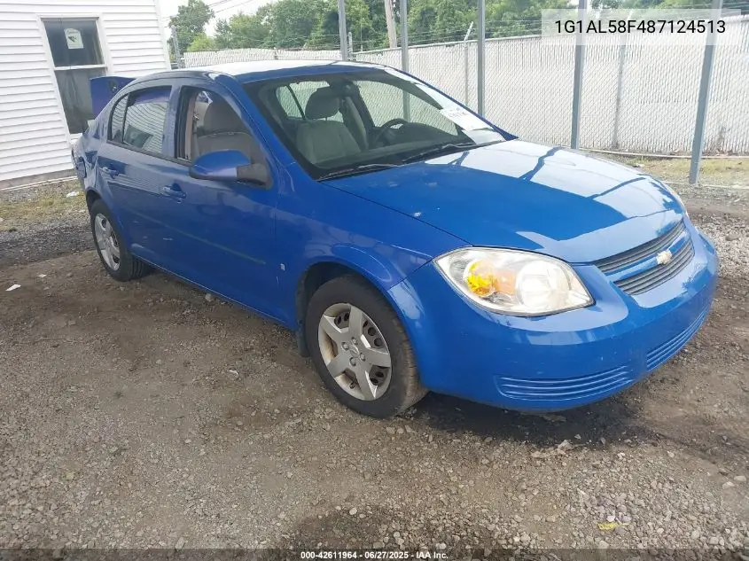 2008 Chevrolet Cobalt Lt VIN: 1G1AL58F487124513 Lot: 42611964