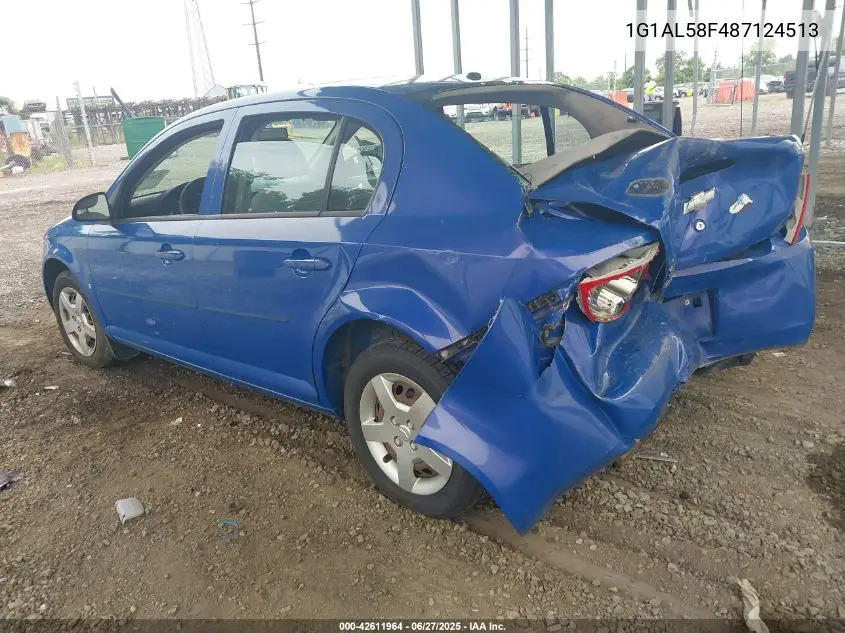 2008 Chevrolet Cobalt Lt VIN: 1G1AL58F487124513 Lot: 42611964