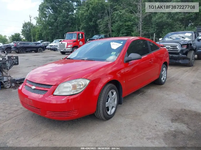 2008 Chevrolet Cobalt Ls VIN: 1G1AK18F387227708 Lot: 42623923