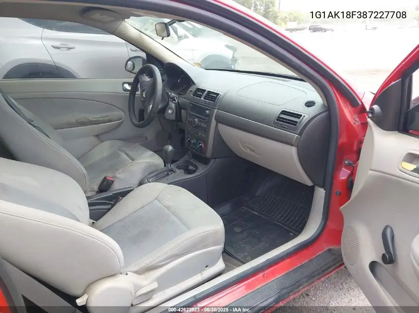 2008 Chevrolet Cobalt Ls VIN: 1G1AK18F387227708 Lot: 42623923
