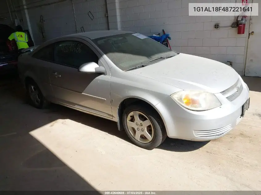 2008 Chevrolet Cobalt Lt VIN: 1G1AL18F487221641 Lot: 42640686