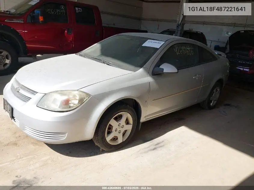 2008 Chevrolet Cobalt Lt VIN: 1G1AL18F487221641 Lot: 42640686