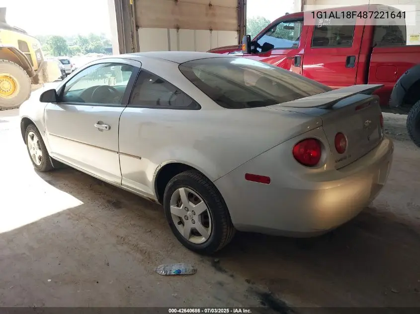 2008 Chevrolet Cobalt Lt VIN: 1G1AL18F487221641 Lot: 42640686