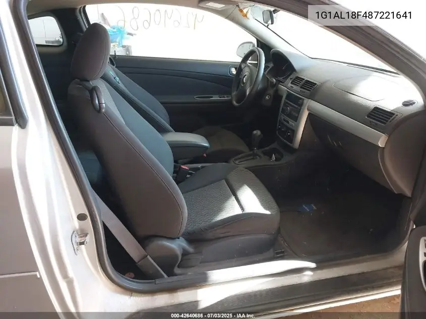 2008 Chevrolet Cobalt Lt VIN: 1G1AL18F487221641 Lot: 42640686