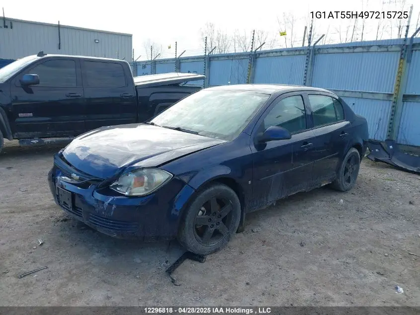 2009 Chevrolet Cobalt Lt VIN: 1G1AT55H497215725 Lot: 12296818