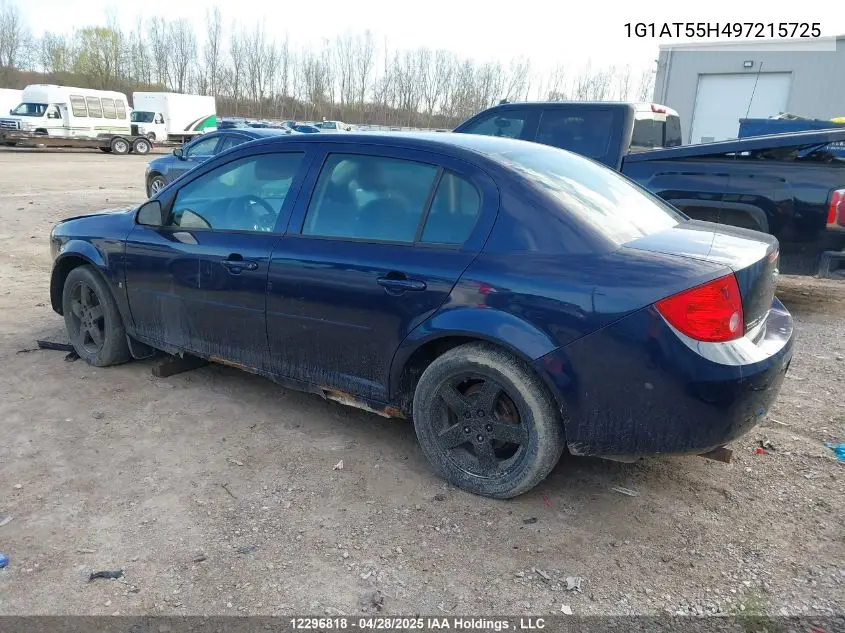 2009 Chevrolet Cobalt Lt VIN: 1G1AT55H497215725 Lot: 12296818