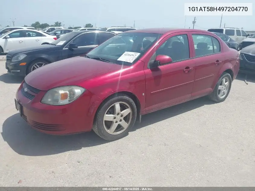 2009 Chevrolet Cobalt Lt VIN: 1G1AT58H497204770 Lot: 42244517