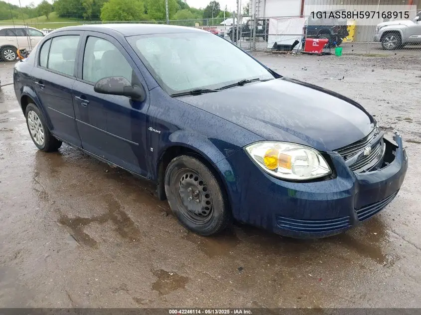 2009 Chevrolet Cobalt Ls VIN: 1G1AS58H597168915 Lot: 42246114
