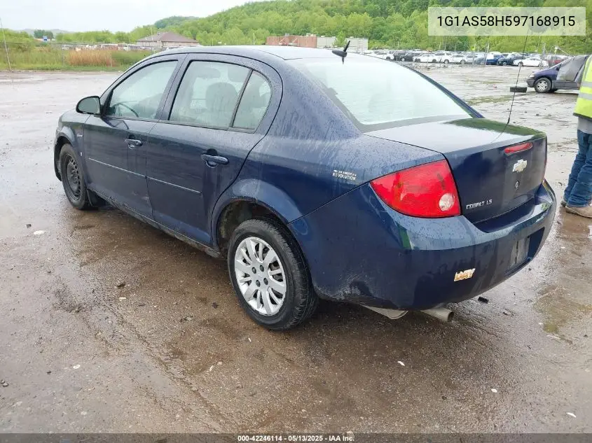 2009 Chevrolet Cobalt Ls VIN: 1G1AS58H597168915 Lot: 42246114