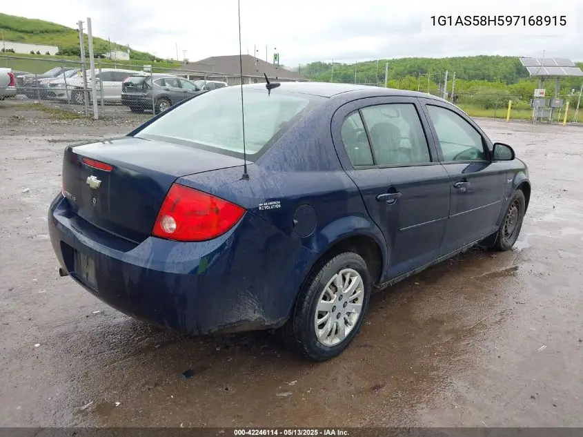 2009 Chevrolet Cobalt Ls VIN: 1G1AS58H597168915 Lot: 42246114