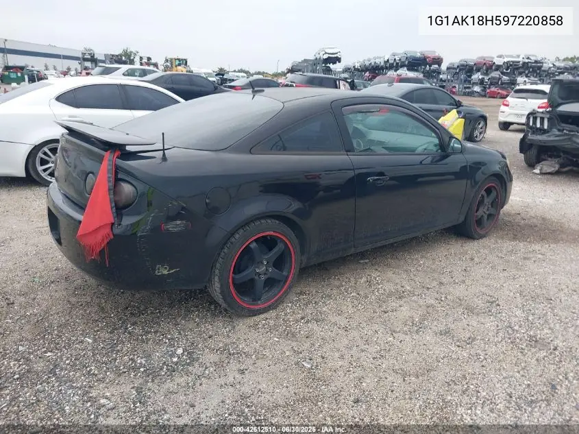 2009 Chevrolet Cobalt Ls VIN: 1G1AK18H597220858 Lot: 42612510