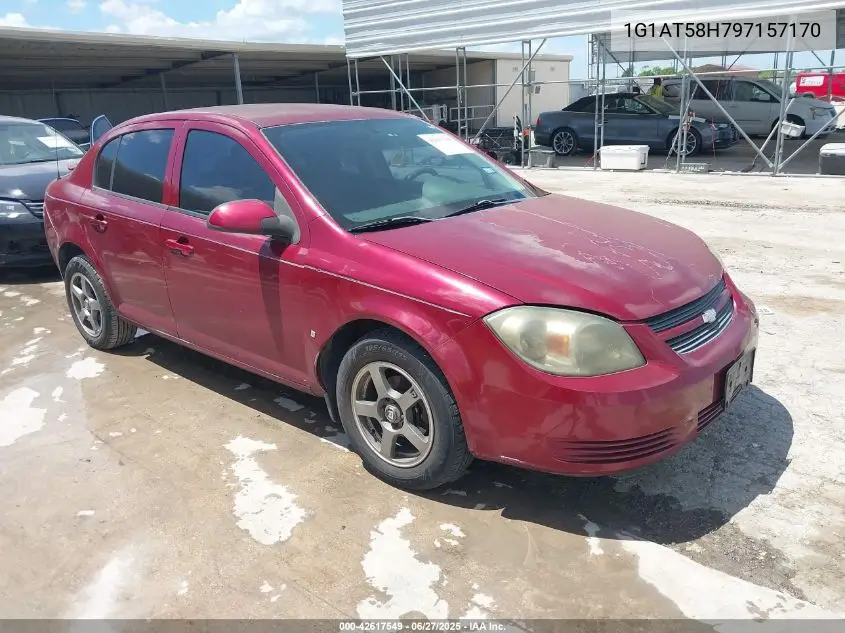 2009 Chevrolet Cobalt Lt VIN: 1G1AT58H797157170 Lot: 42617549