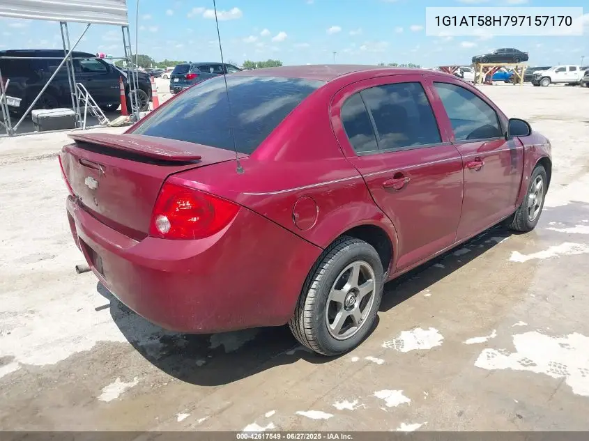 2009 Chevrolet Cobalt Lt VIN: 1G1AT58H797157170 Lot: 42617549