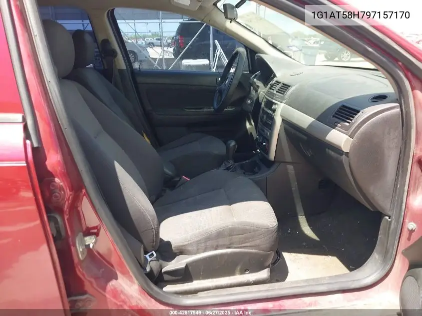 2009 Chevrolet Cobalt Lt VIN: 1G1AT58H797157170 Lot: 42617549