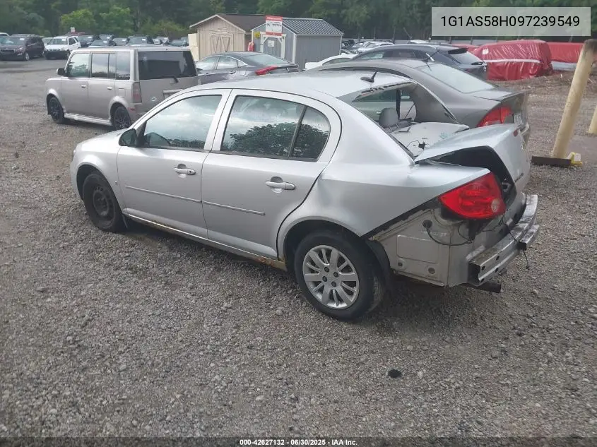 2009 Chevrolet Cobalt Ls VIN: 1G1AS58H097239549 Lot: 42627132